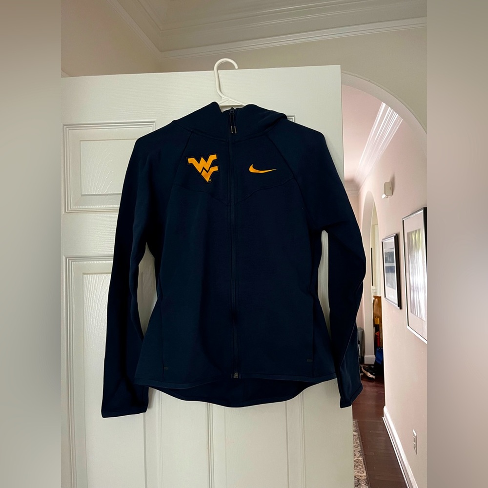 Nike Navy and Yellow WVU Track Jacket and Pants